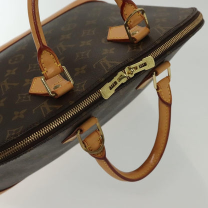 Louis Vuitton Alma Handbag Monogram Canvas, BROWN, CANVAS, Handbag