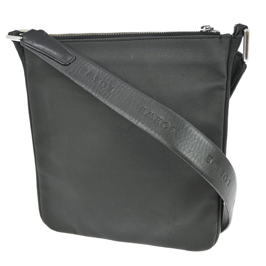 Loewe Vintage Shoulder Bag Canvas, BLACK, PVC, Shoulder bag