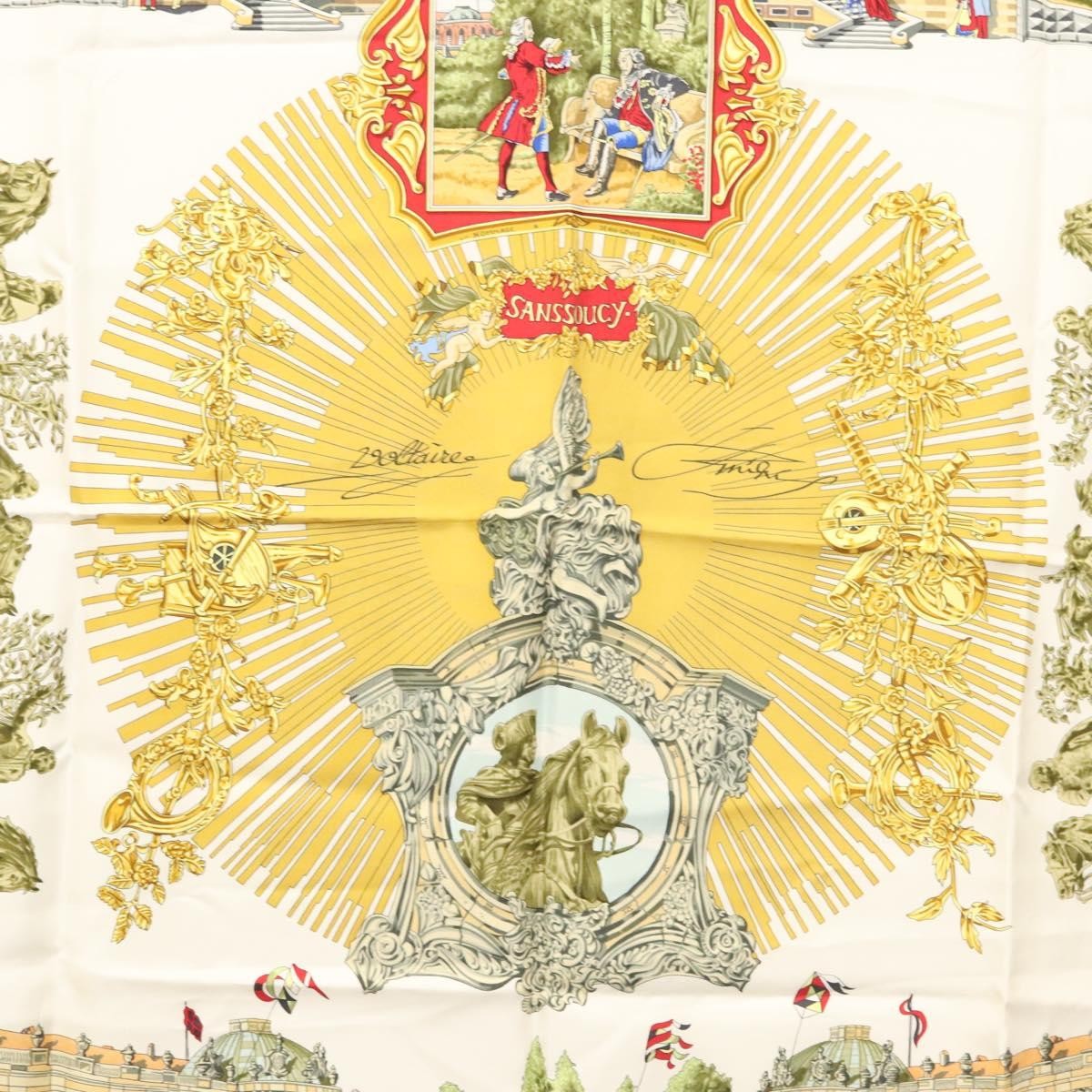 Hermes Carré 90 Silk multicolor, RED, SILK, Scarve & shawl