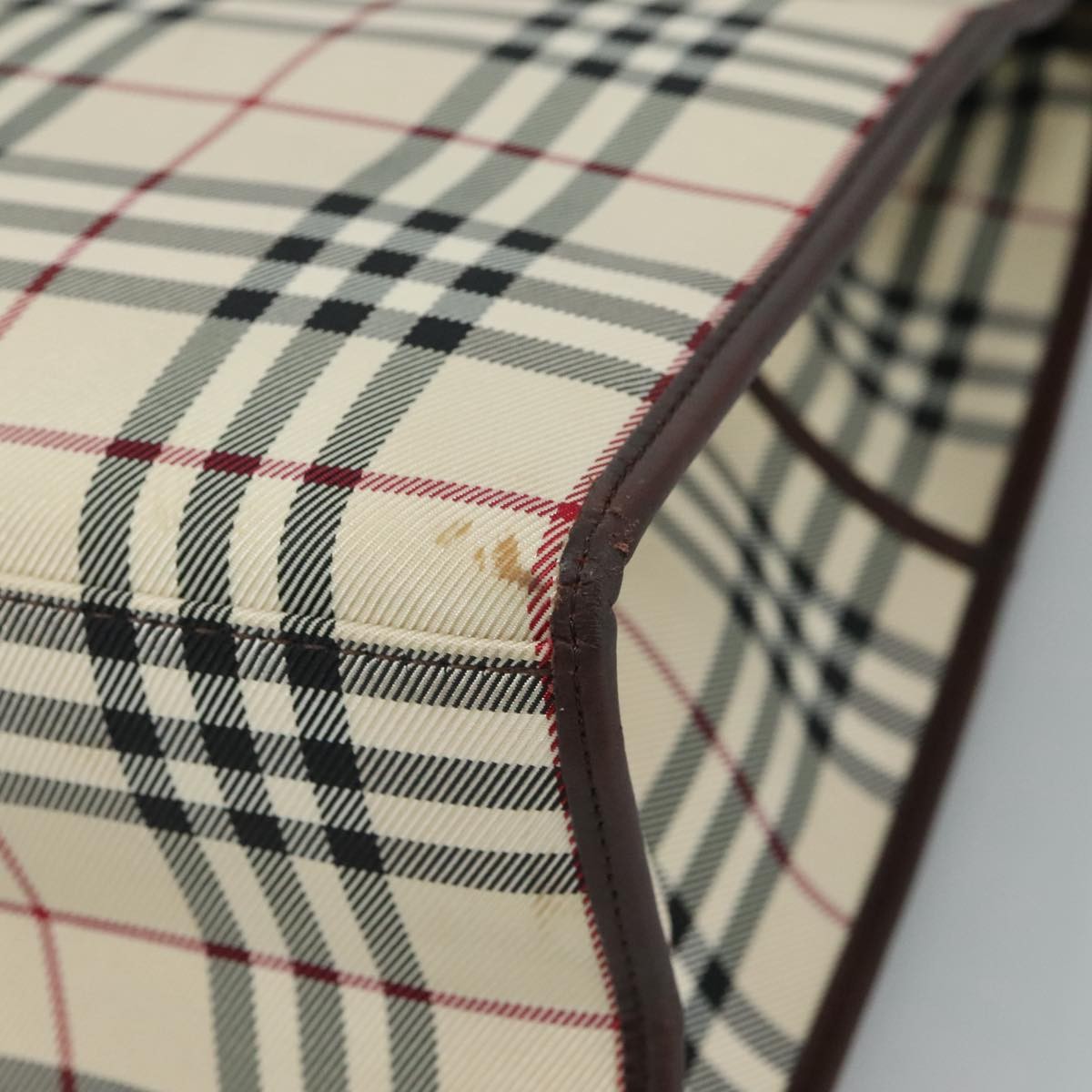 Burberry Top Handle Tote Nova Check Canvas, BEIGE, CANVAS, Tote bag