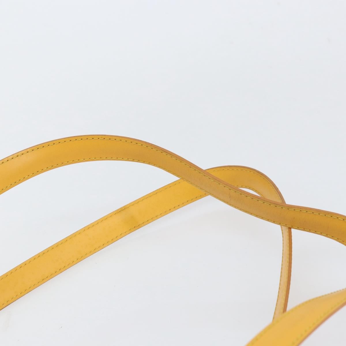 Louis Vuitton Saint Jacques Handbag Epi Leather, YELLOW, LEATHER, Handbag