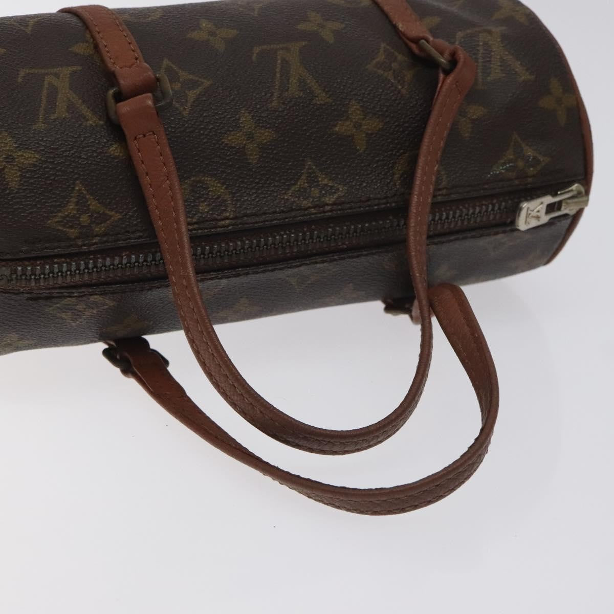 Louis Vuitton Papillon Handbag Monogram Canvas, BROWN, CANVAS, Handbag