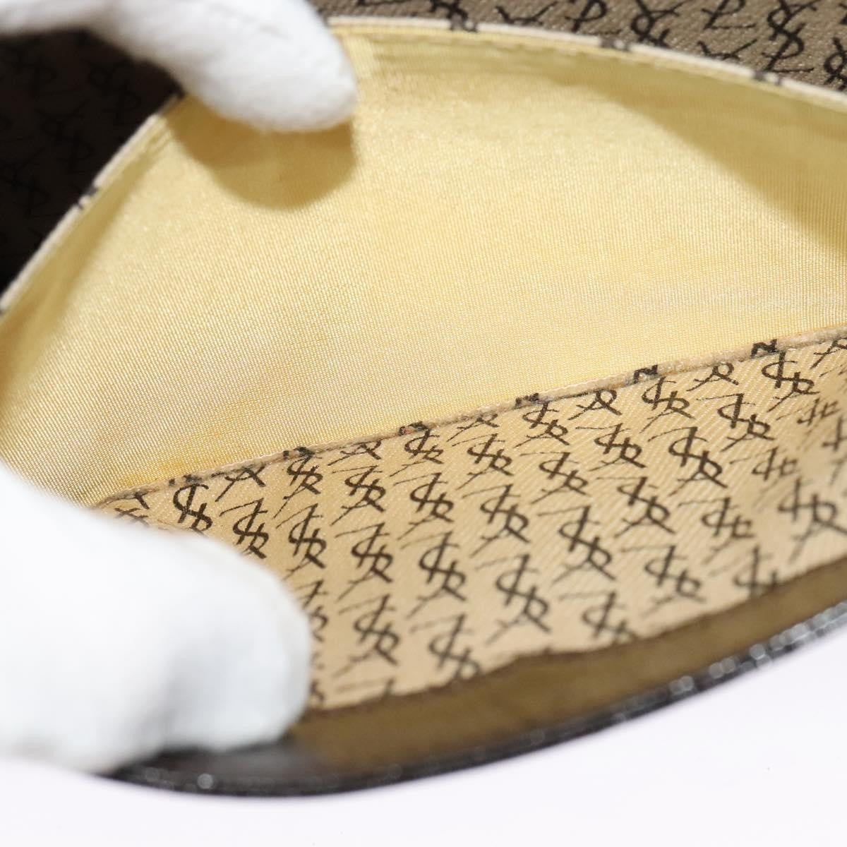 Saint Laurent Vintage Shoulder Bag Leather, BROWN, LEATHER, Shoulder bag