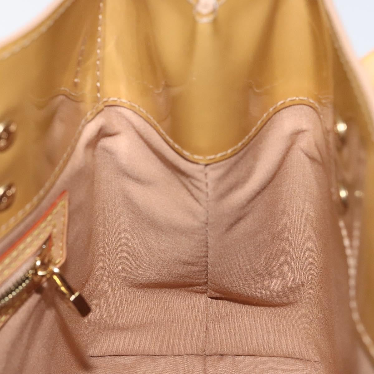 Louis Vuitton Reade Handbag Monogram Vernis, BEIGE, PATENT_LEATHER, Handbag