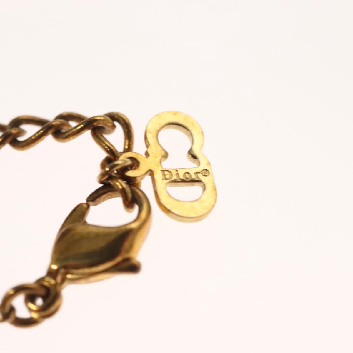 Christian Dior CD Pendant Necklace Gold-plated, GOLD, METAL, Necklace