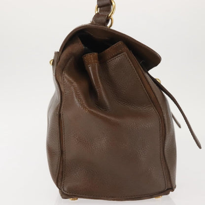 Saint Laurent Muse Two Bag Leather, BROWN, LEATHER, Handbag