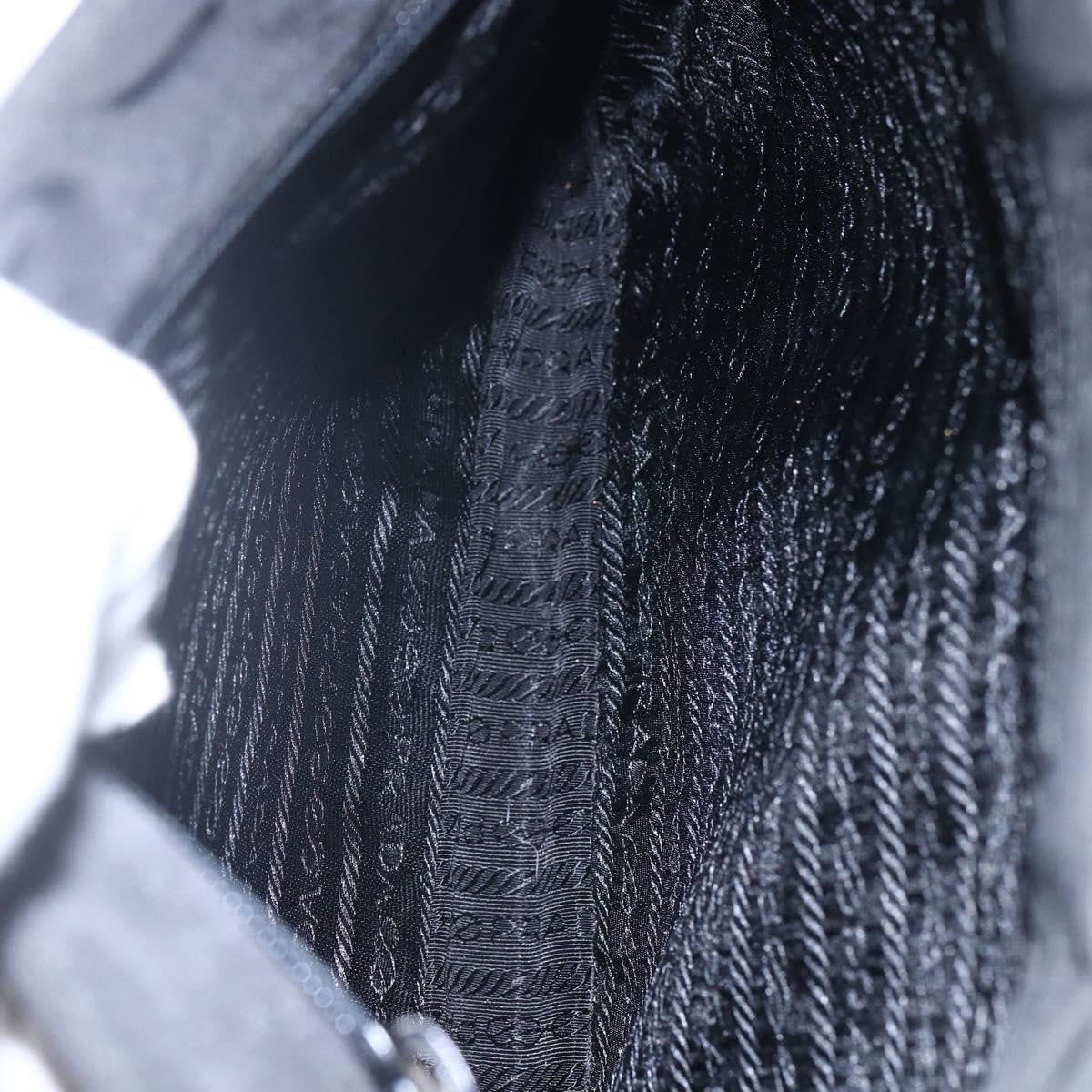 Prada Vintage Shoulder Bag Tessuto, BLACK, NYLON, Shoulder bag