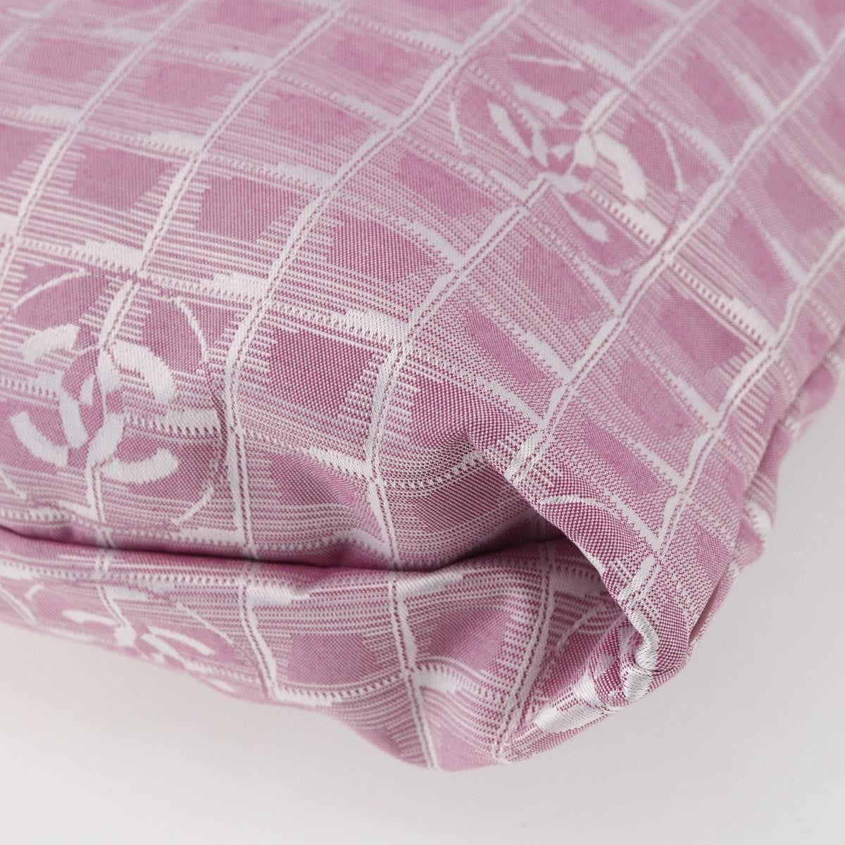 Chanel Travel Line Tote Nylon, PINK, NYLON, Tote bag