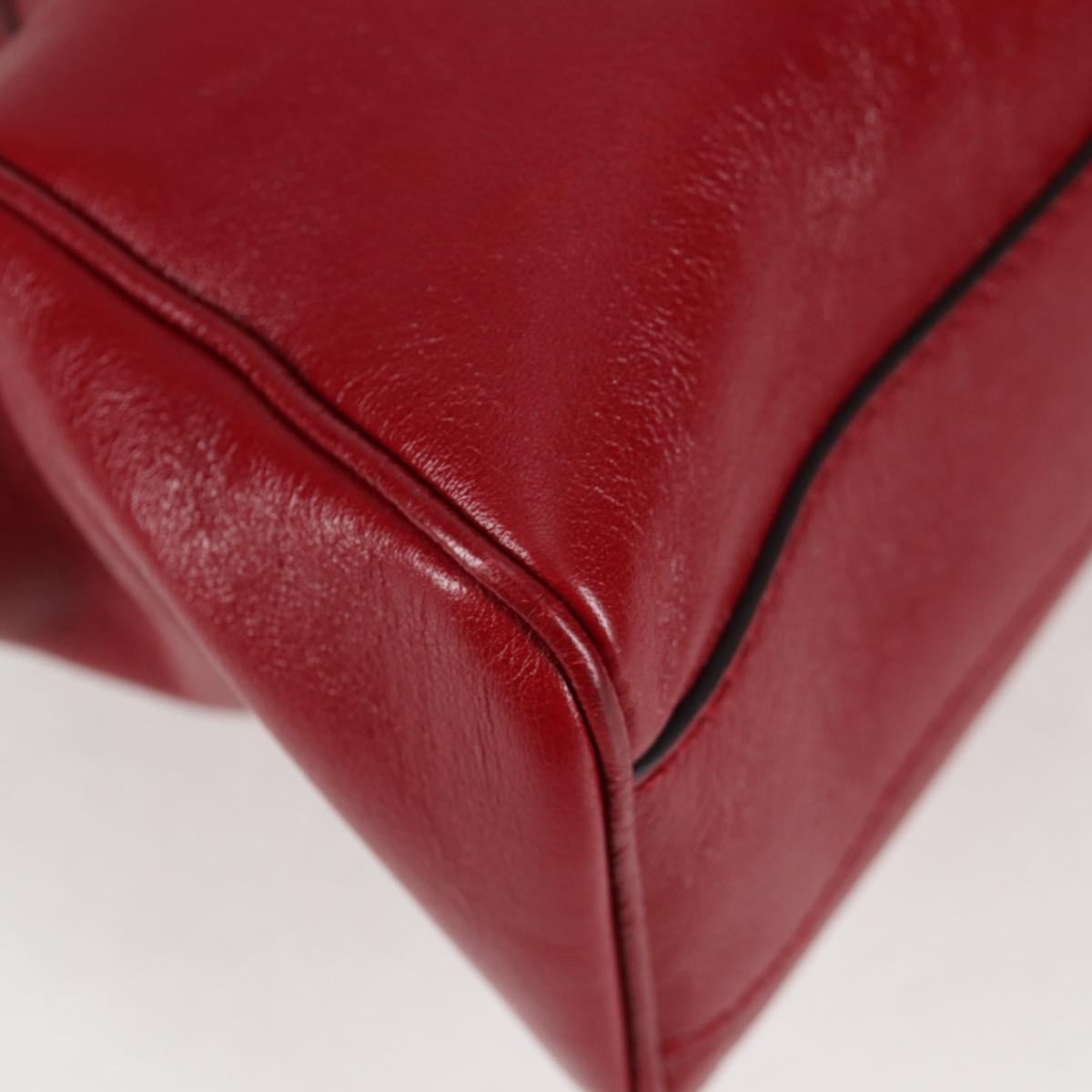 Gucci Rebelle leather red leather, RED, LEATHER, Handbag