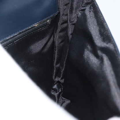 Loewe Anagram Shoulder Bag Leather, Navy, Leather, Shoulder Bag