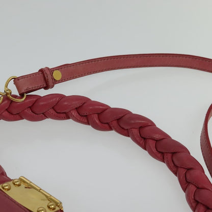 Miu Miu Coffer Convertible Hobo Matelasse Leather, PINK, LEATHER, Handbag