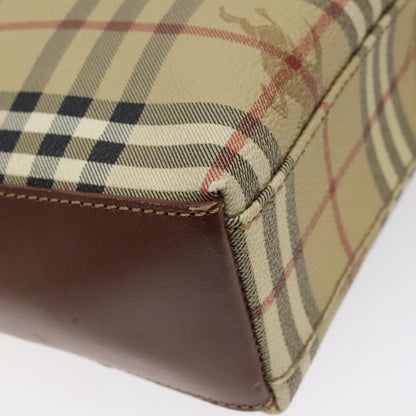 Burberry Shoulder Bag Nova Check Canvas, BEIGE, PVC, Shoulder bag