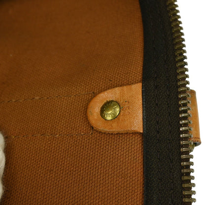 Louis Vuitton Keepall Bag Monogram Canvas, BROWN, CANVAS, Travel bag