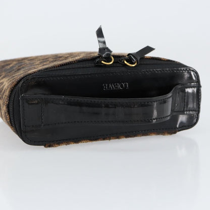 Loewe Vintage Handbag Leather, BROWN, LEATHER, Handbag