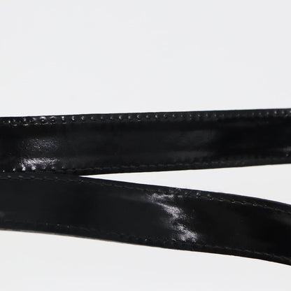 Salvatore Ferragamo Vala Shoulder Bag Patent Leather, BLACK, PATENT_LEATHER, Shoulder bag