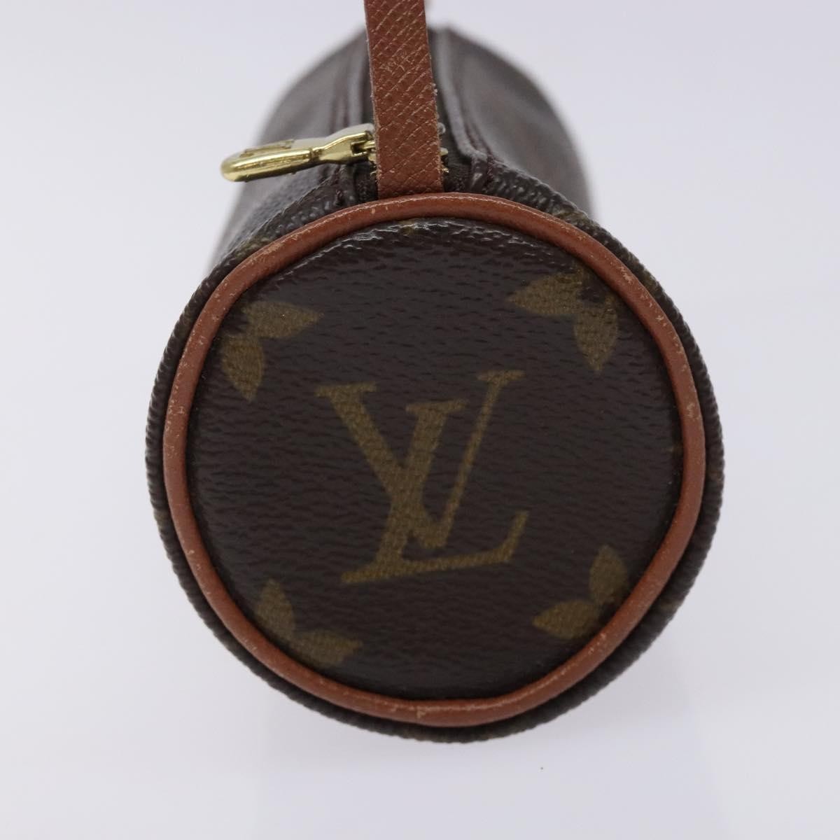 Louis Vuitton Papillon Pochette Monogram Canvas, BROWN, CANVAS, Handbag