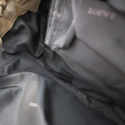 Loewe Anagram Logo Nappa Aire Hand Bag Leather, GOLD, LEATHER, Handbag