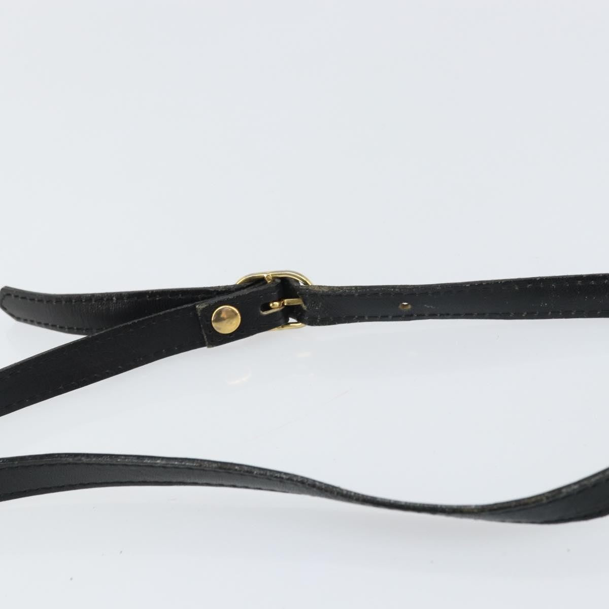Burberry Vintage Shoulder Bag Leather, BLACK, LEATHER, Shoulder bag