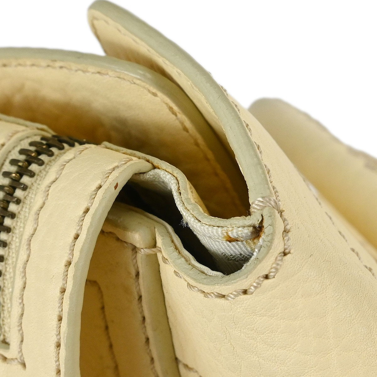 Celine Handbag Leather, ECRU, LEATHER, Handbag