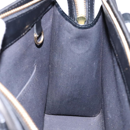 Louis Vuitton Croisette Handbag Epi Leather, BLACK, LEATHER, Tote bag