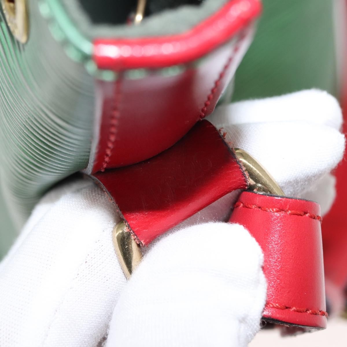 Louis Vuitton Bicolor Petit Noe Handbag Epi Leather, GREEN, LEATHER, Shoulder bag