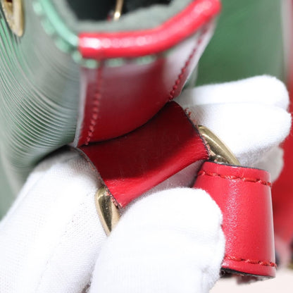 Louis Vuitton Bicolor Petit Noe Handbag Epi Leather, GREEN, LEATHER, Shoulder bag