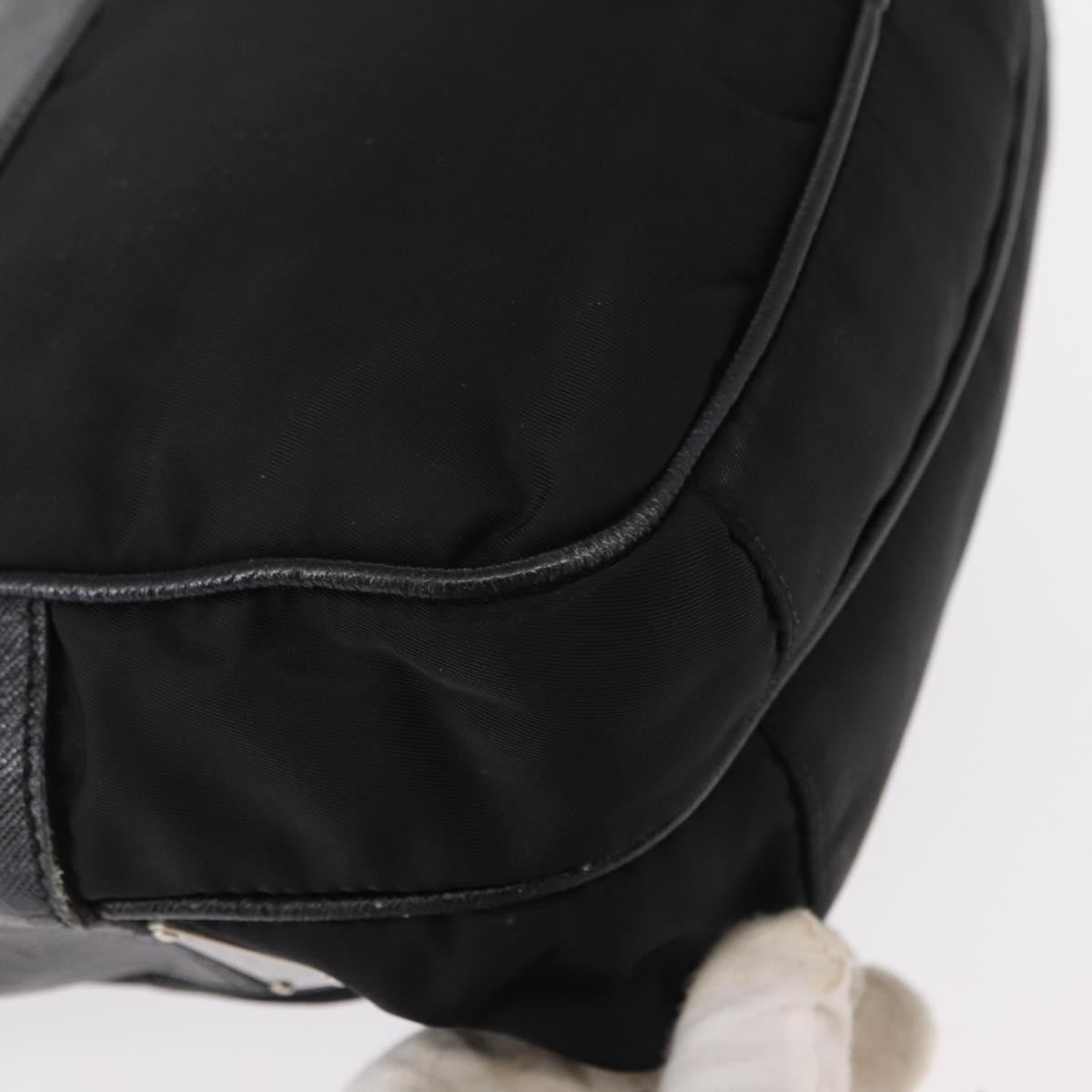 Prada Vintage Shoulder Bag Tessuto, BLACK, NYLON, Shoulder bag