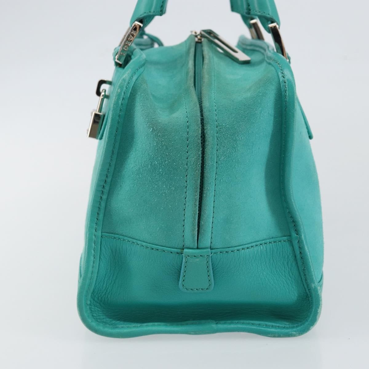 Loewe Amazona Bag Suede, TURQUOISE, SUEDE, Handbag