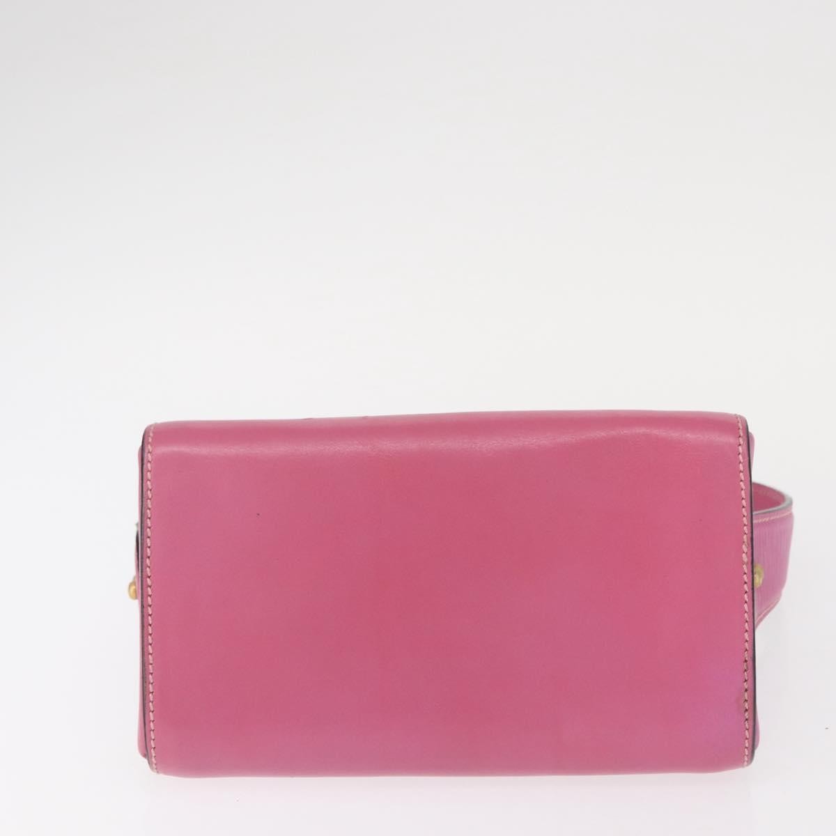 Fendi Vintage Top Handle Bag Leather, PINK, LEATHER, Handbag
