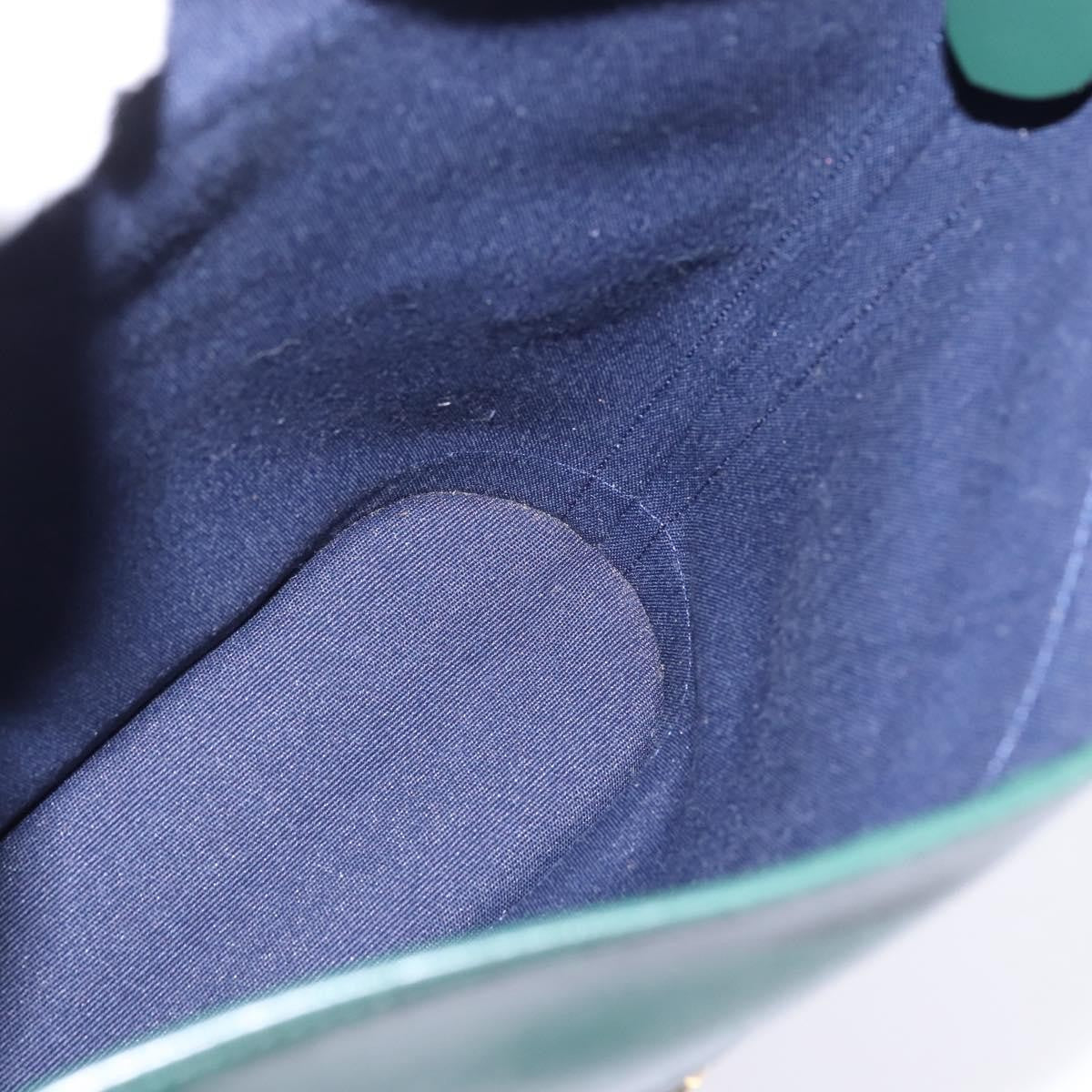 Christian Dior Vintage Trotter Crossbody Bag Canvas, GREEN, CANVAS, Shoulder bag