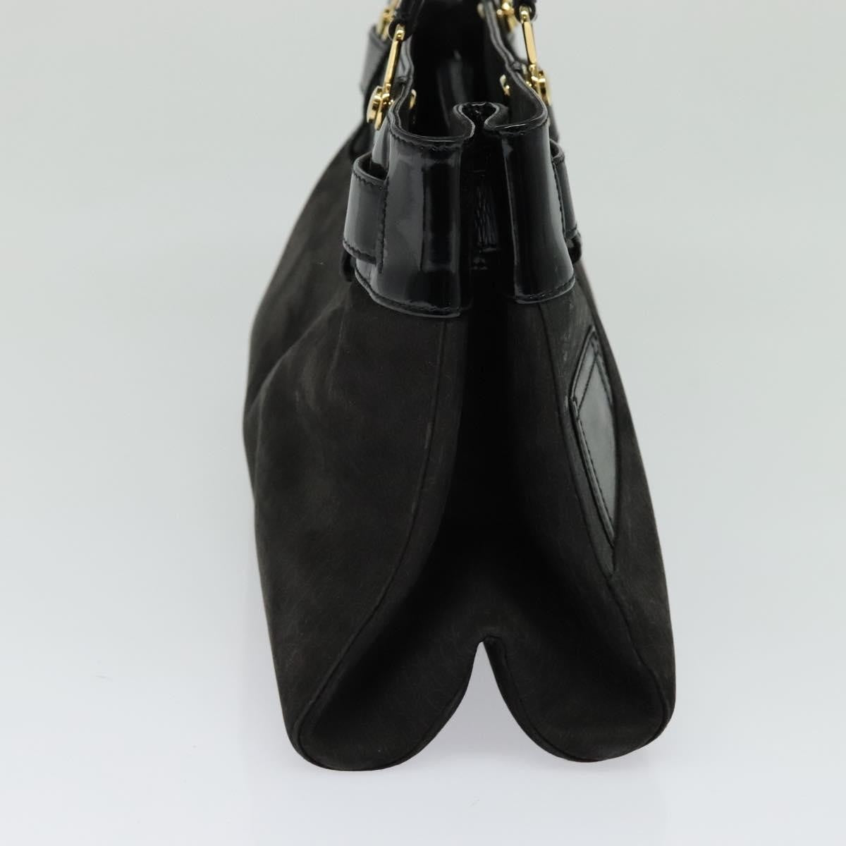 Christian Dior Vintage Trotter Horizontal Tote Canvas, BLACK, CANVAS, Tote bag