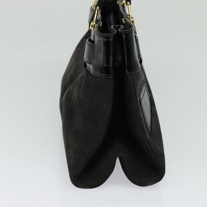 Christian Dior Vintage Trotter Horizontal Tote Canvas, BLACK, CANVAS, Tote bag