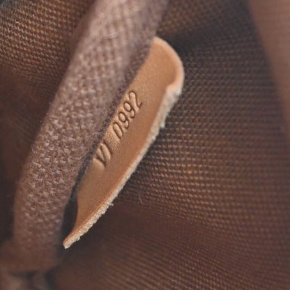 Louis Vuitton Saumur Handbag Monogram Canvas, BROWN, CANVAS, Shoulder bag