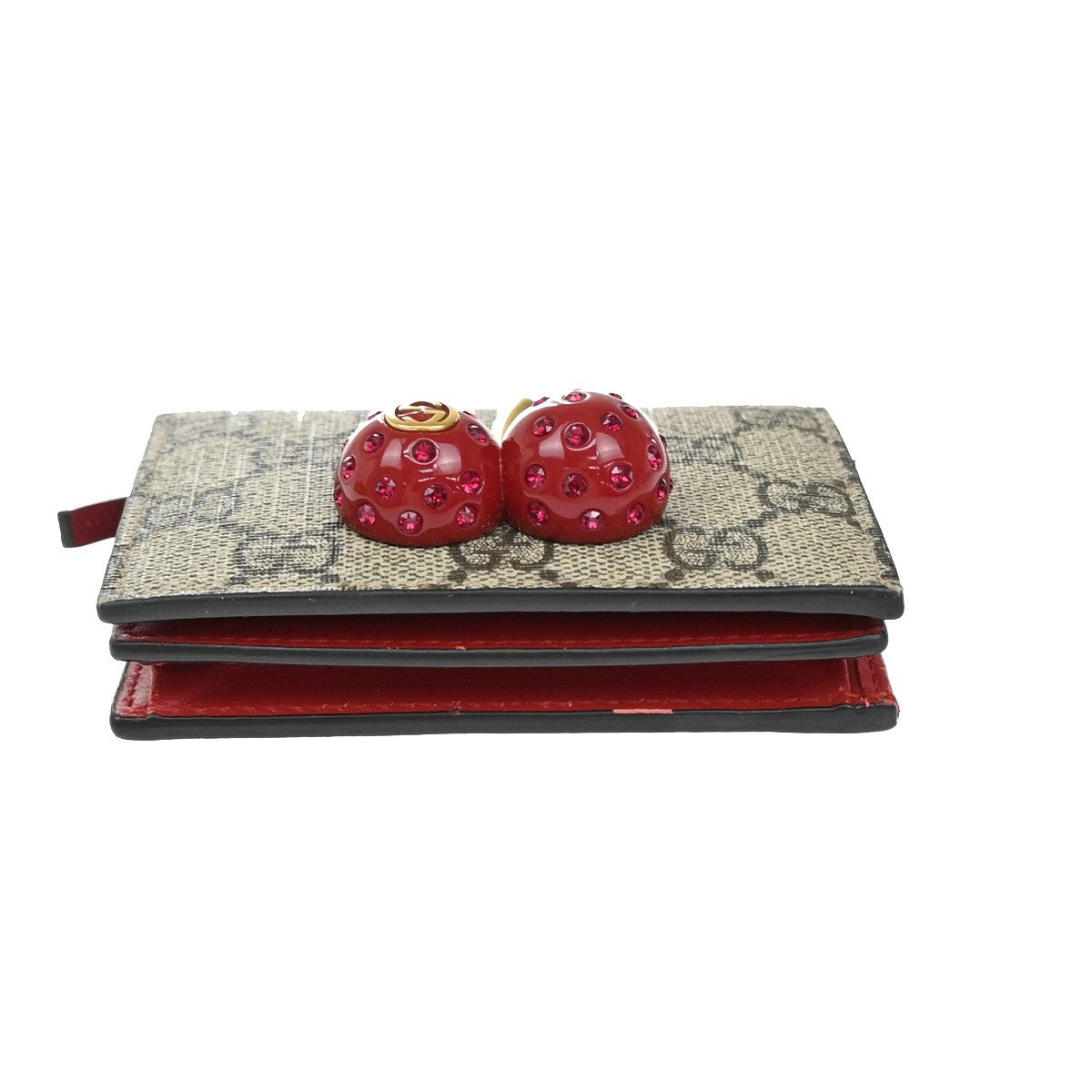 Gucci GG pattern wallet GG Supreme, BEIGE, CANVAS, Wallets