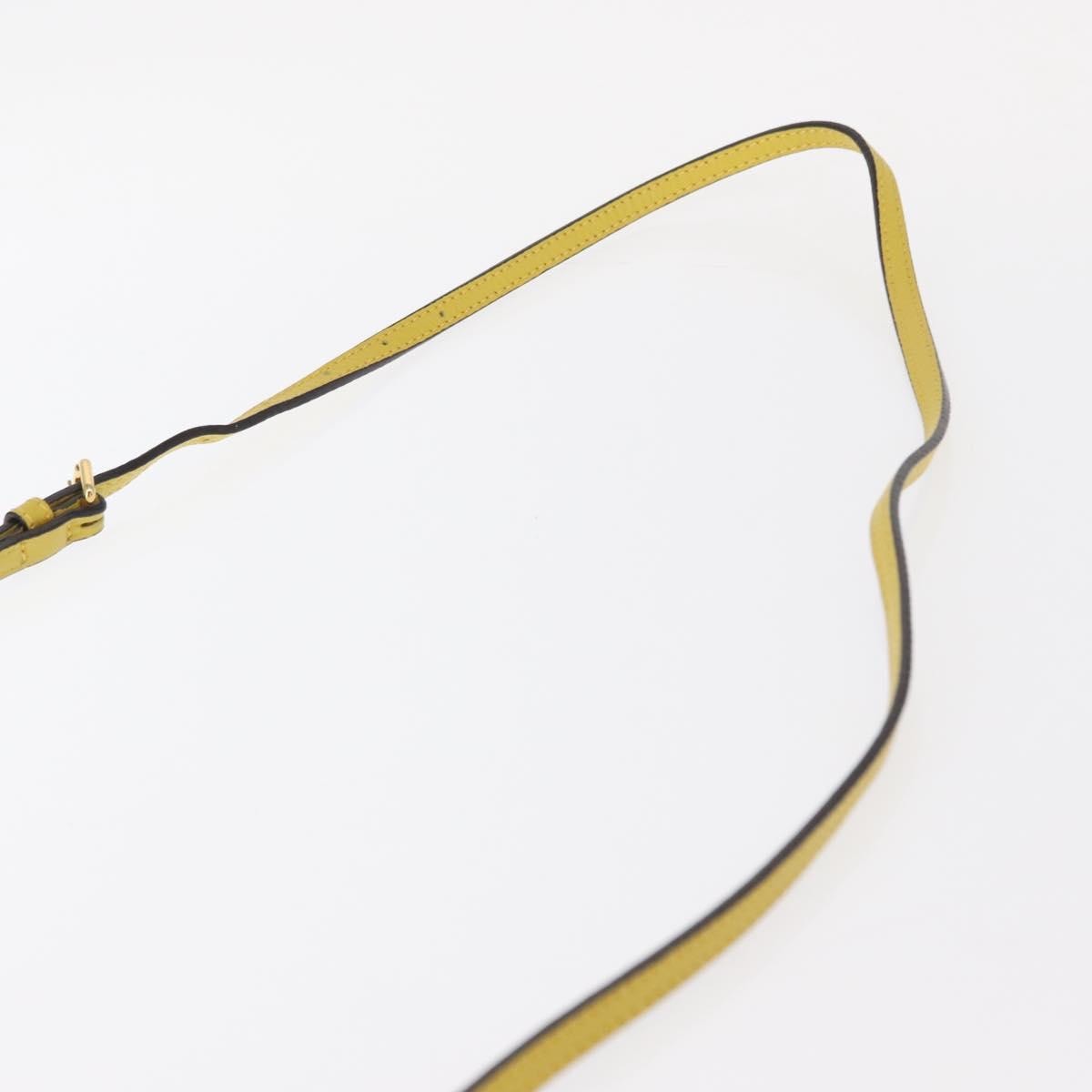 Burberry Vintage Shoulder Bag Leather, YELLOW, LEATHER, Shoulder bag