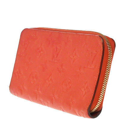 Louis Vuitton Secret Wallet Monogram Empreinte Leather, ORANGE, LEATHER, Wallets