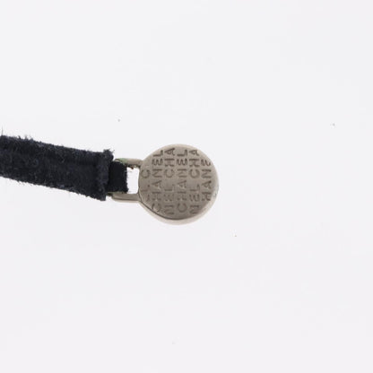 Chanel Vintage Drawstring Backpack Quilted Satin with Suede, NAVY, SATIN, Backpack