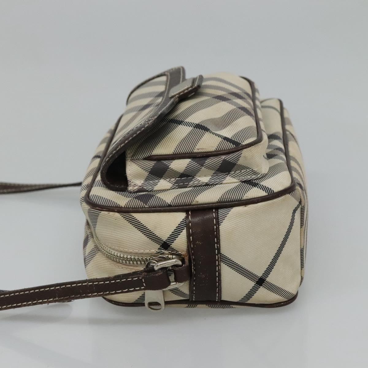 Burberry Nova Check Blue Label Nylon, BEIGE, NYLON, Shoulder bag