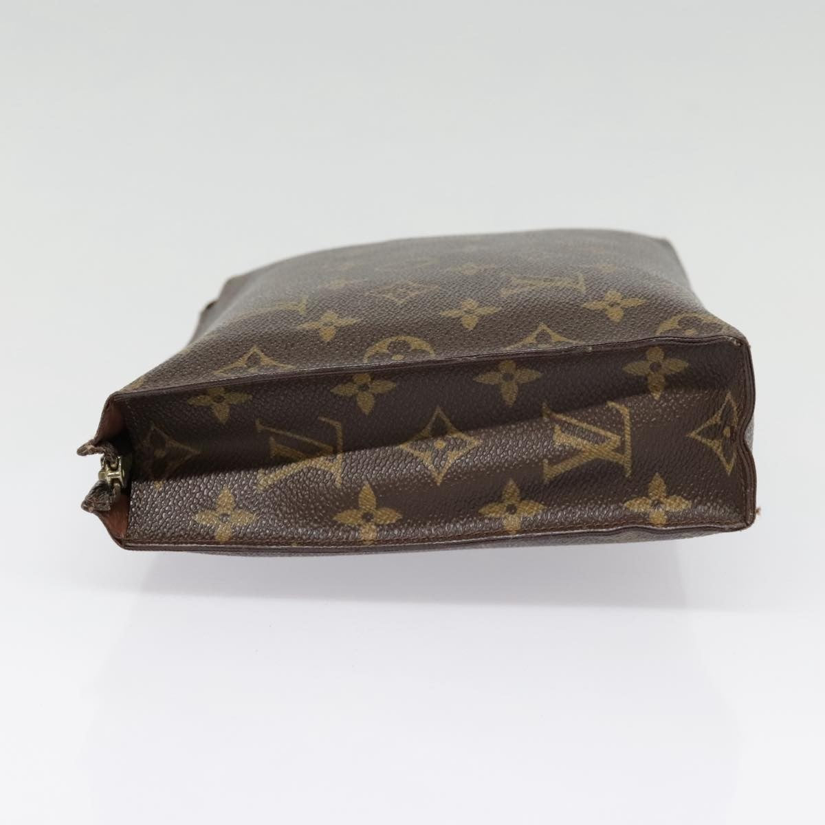 Louis Vuitton Toiletry Pouch Monogram Canvas, BROWN, CANVAS, Clutche & pouche