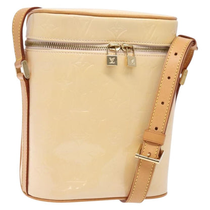 Louis Vuitton Sullivan Handbag Monogram Vernis, BEIGE, PATENT_LEATHER, Handbag
