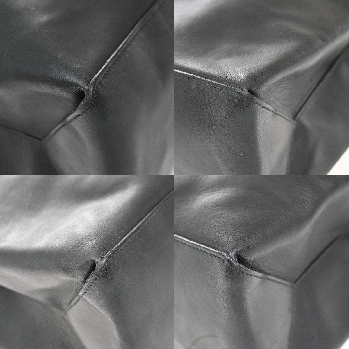 Chanel Essential 31 Rue Cambon Shopping Tote Leather, BLACK, LEATHER, Tote bag