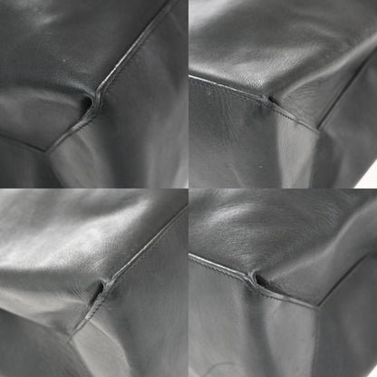 Chanel Essential 31 Rue Cambon Shopping Tote Leather, BLACK, LEATHER, Tote bag