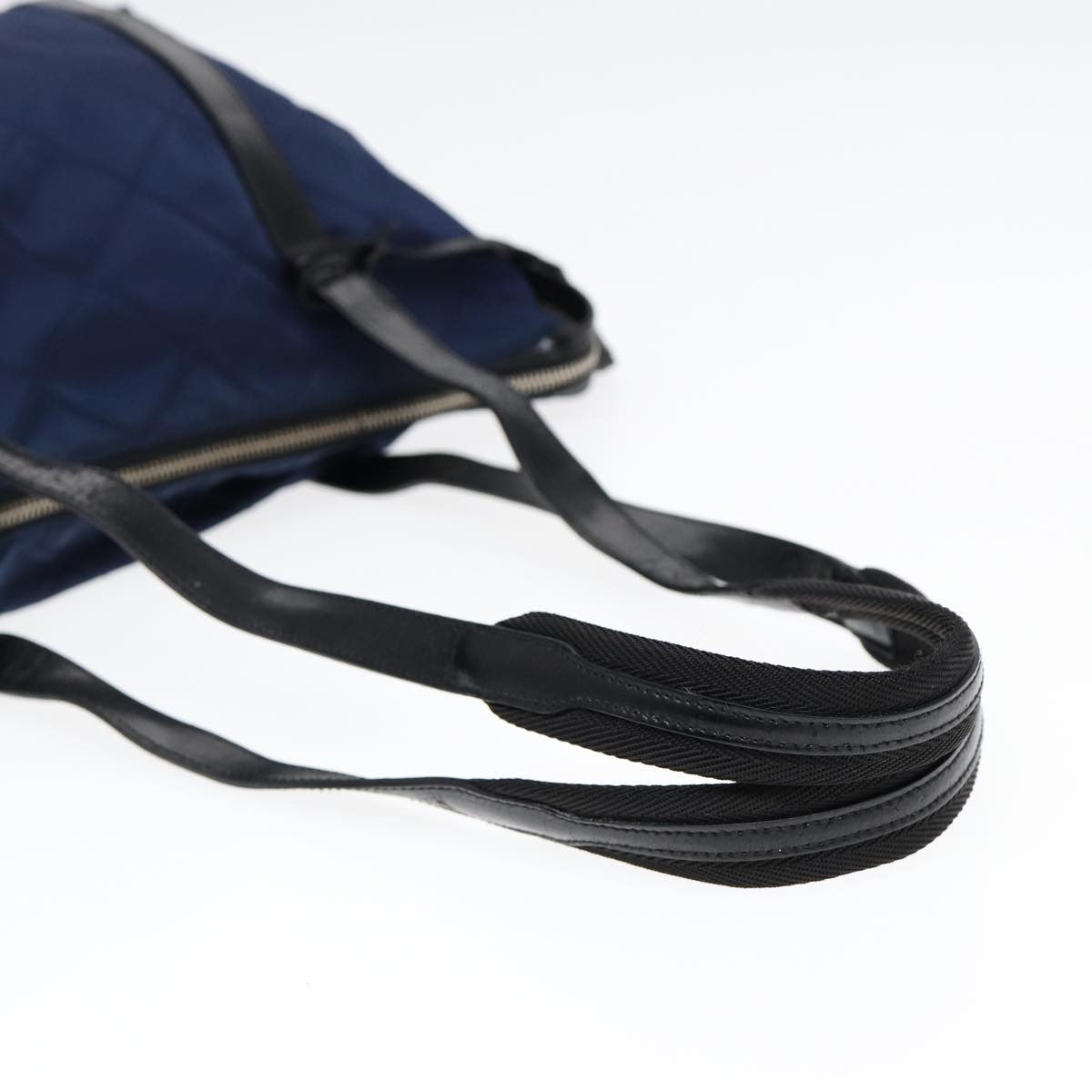 Prada Vintage Shoulder Bag Quilted Tessuto, NAVY, NYLON, Shoulder bag