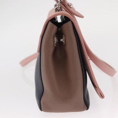 Louis Vuitton Lockme II Handbag Leather, PINK, LEATHER, Shoulder bag