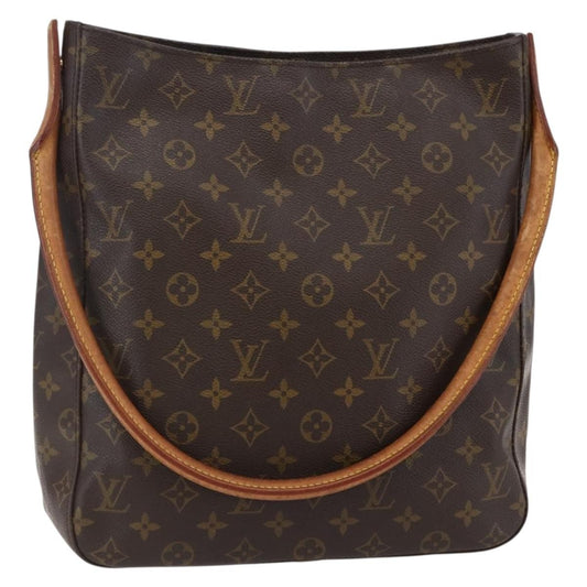 Louis Vuitton Looping Handbag Monogram Canvas, BROWN, CANVAS, Handbag