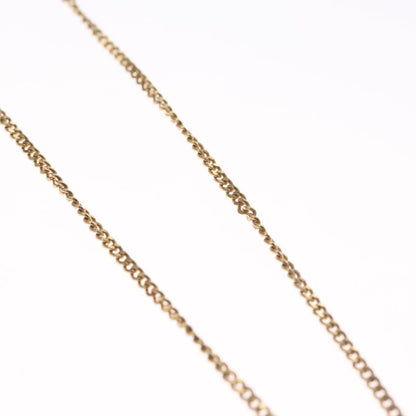 Christian Dior CD Pendant Necklace Metal, GOLD, METAL, Necklace