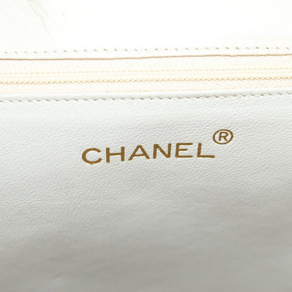 Chanel Vintage Tassel Flap Bag Quilted Lambskin, GOLD, LAMB_SKIN, Handbag
