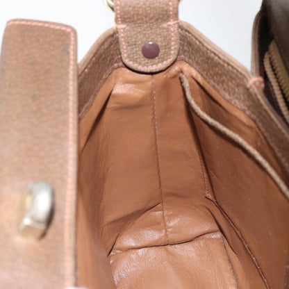 Gucci Vintage Shoulder Bag Leather, BROWN, LEATHER, Shoulder bag