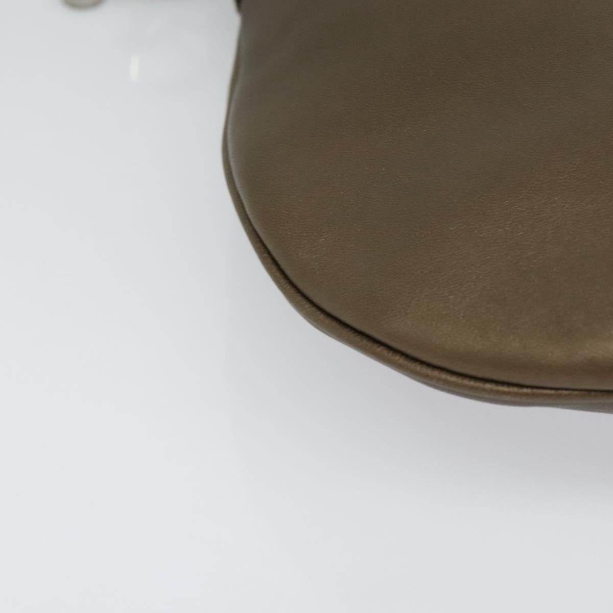 Loewe Anagram Shoulder Bag Leather, METALLIC, LEATHER, Shoulder bag