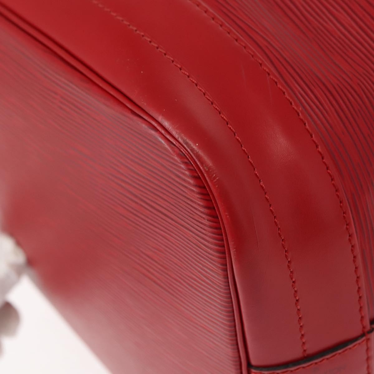 Louis Vuitton Noe Handbag Epi Leather, RED, LEATHER, Shoulder bag